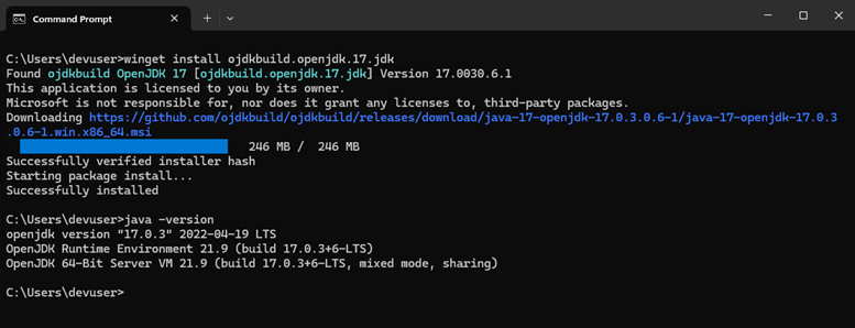 Install and test java Installing and testing Java JDK