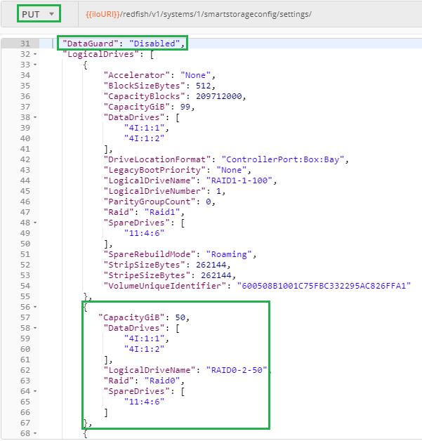 Adding a logical drive in an existing array