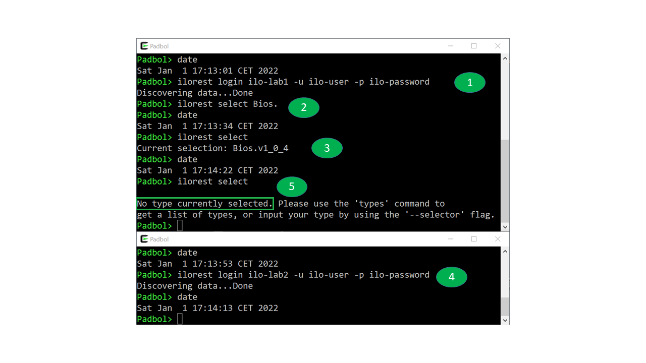 Demonstrating iLOrest local cache