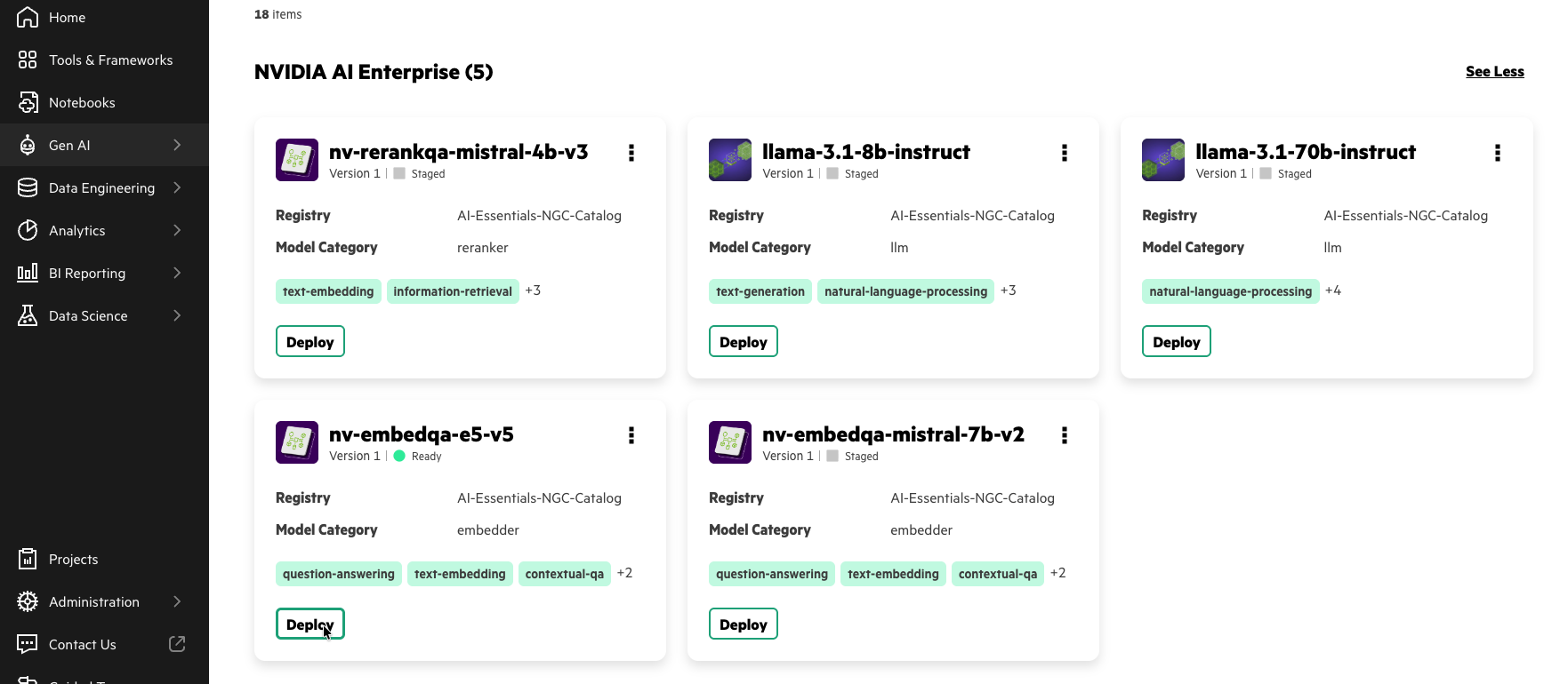 Deploy Embedding Model