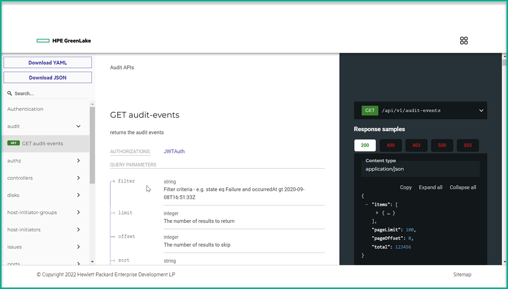 DSCC API Spec