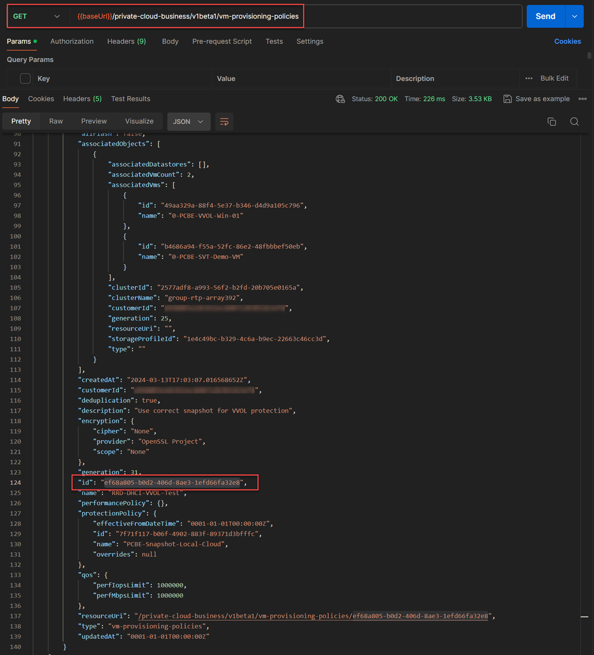 get the provisioning policy for deploying datastores in a dHCI using HPE PCBE obtain the provisioning policy for deploying datastores using HPE PCBE