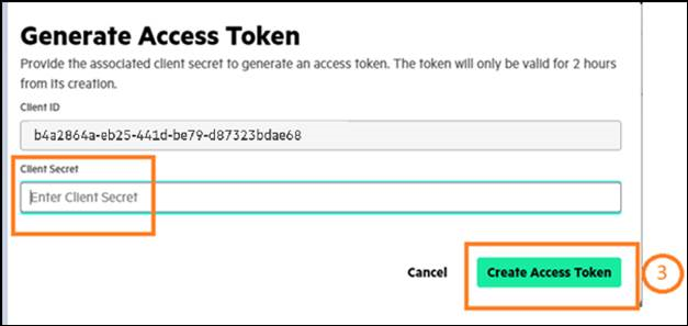Create GreenLake Access Token Create GreenLake Access Token