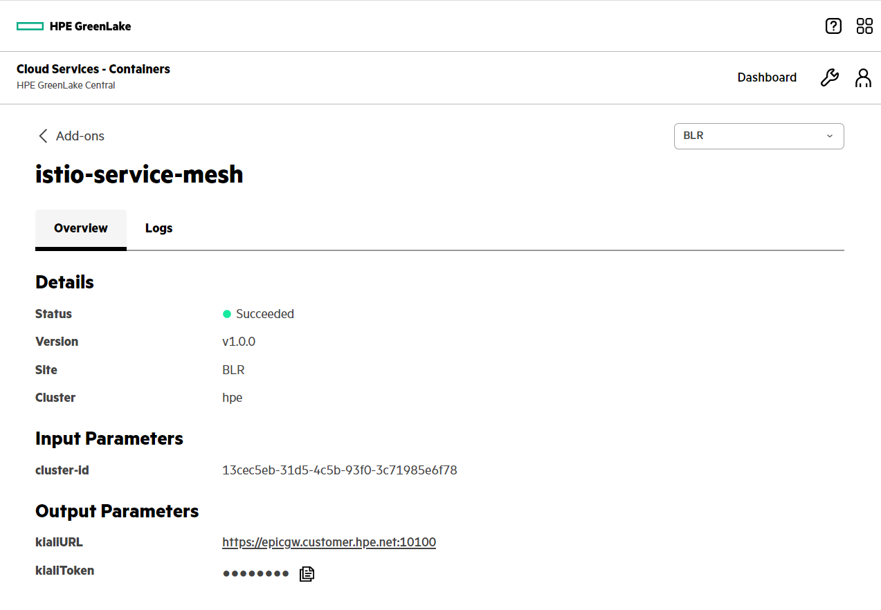 Add-on Istio-service-mesh overview