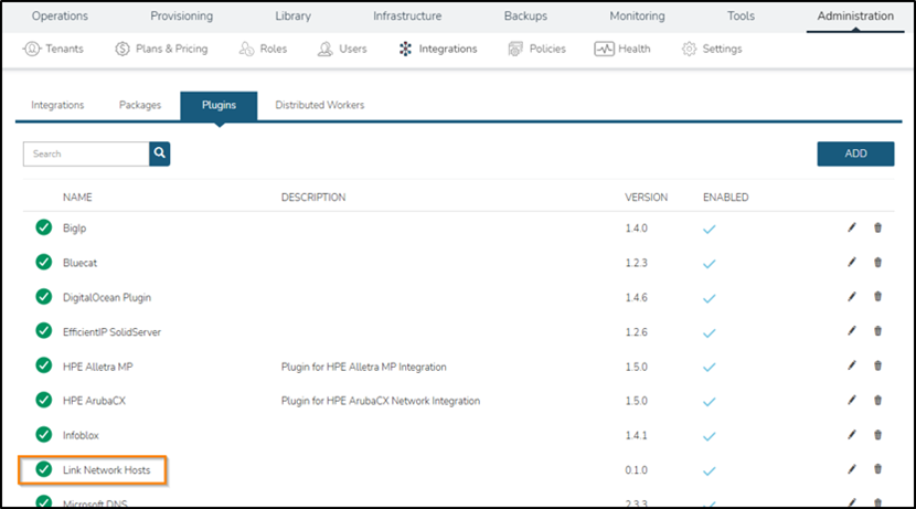 Plugin uploaded and shown in list