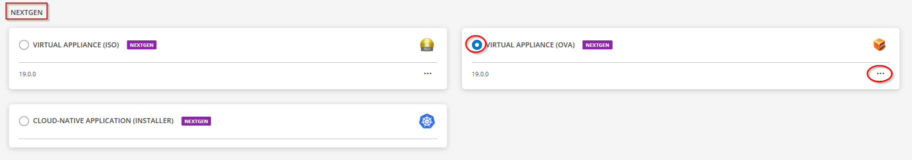 Install NextGen gateway Install NextGen gateway